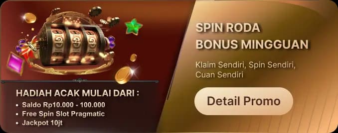 LUCKYSPIN!! RODA BONUS MINGGUAN